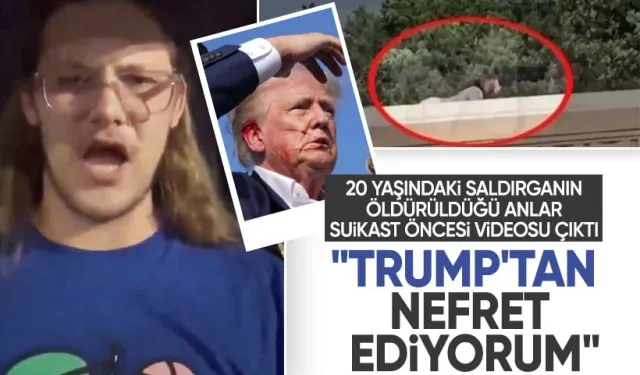 Trump'ı vuran Thomas Matthew Crooks'un öldürüldüğü anlar! Crooks'un suikast öncesi paylaştığı video çıktı