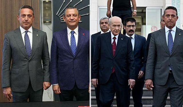 Fenerbahçe Başkanı Ali Koç, Bahçeli ve Özel ile Temaslarda Bulundu