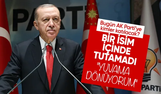 AK Parti'ye kimler katılacak? Bir isim renk verdi: Yuvama dönüyorum