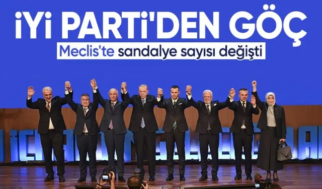 AK Parti'ye geçen 2 milletvekili de İYİ Parti'den! Meclis'te bakın kaç kişi kaldılar?