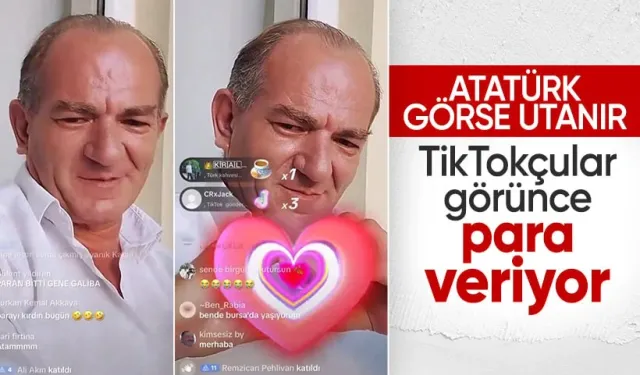 Atatürk'e Benzeyen TikTok Fenomeni 30 Ağustos'ta Bir Kez Daha Yayın Açıp Para Topladı