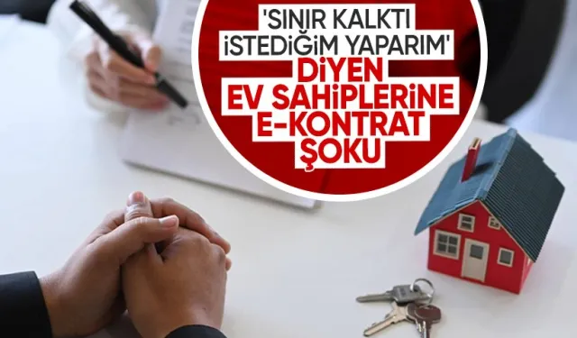 Fahiş kiraya e-kontrat engeli! Aşırı fiyatların önüne geçilecek