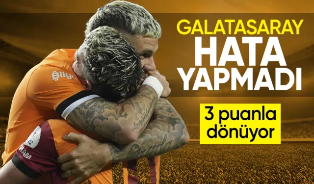 Galatasaray, Konya Deplasmanından 3 Puanla Döndü