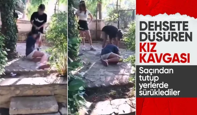 Marmaris'te dehşete düşüren kız kavgası