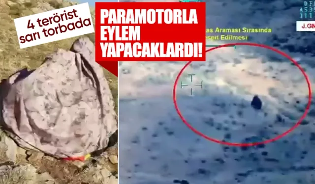 Paramotorla Eylem Hazırlığındaki 4 Terörist Etkisiz Hale Getirildi