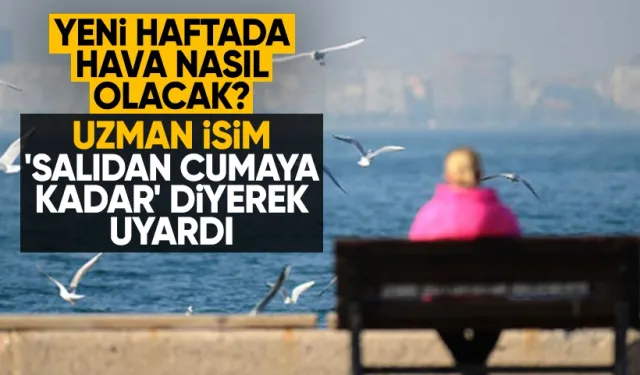 Yeni Haftada Hava Durumu: Uzman "Salıdan Cumaya Kadar..." Diyerek Uyardı!