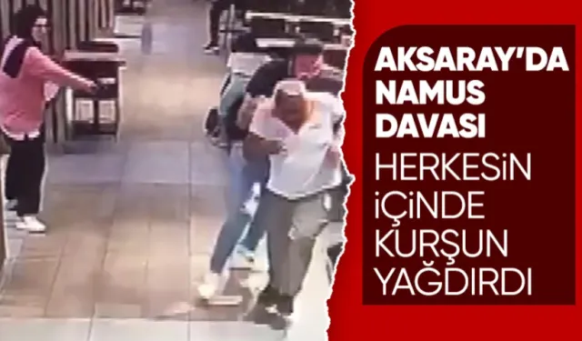 Aksaray’da bir kadın kendisiyle ilişkiye girdiği ve adını çıkardığı iddiasıyla kafede oturan adama kurşun yağdırdı.