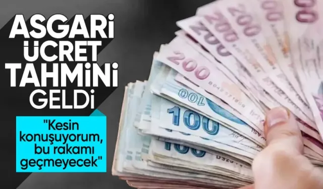 Asgari ücret ne kadar olacak? Uzman isim rakam verdi: Kesin konuşuyorum, bu rakamı geçmeyecek