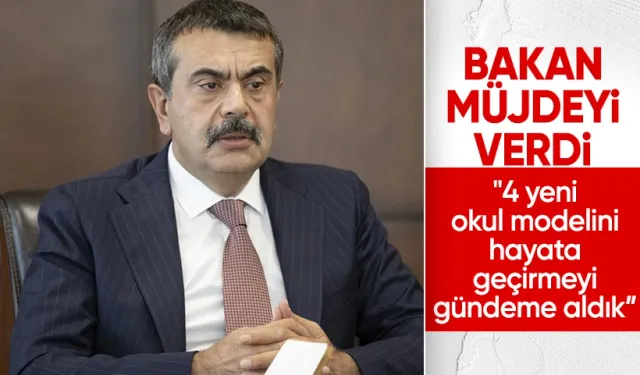 Bakan Tekin, 'Gündemimize aldık' diyerek açıkladı! 4 yeni eğitim modeli yolda