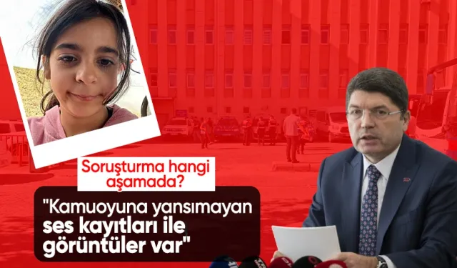 Bakan Tunç'tan Narin cinayeti soruşturmasına ilişkin açıklama: Kamuoyuna yansımayan ses kayıtları ve görüntüler var