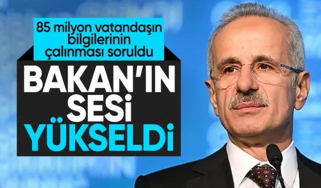 Bakan Abdulkadir Uraloğlu'ndan Kişisel Verilerin Çalınması İddialarına Yanıt