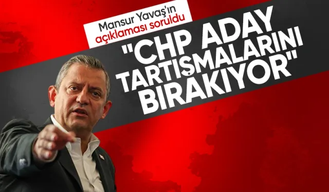 CHP lideri Özel, Yavaş'ın açıklamalarını değerlendirdi: Tartışmaları bırakıyoruz