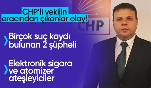 CHP’li Milletvekilinin Aracından Çıkanlar Şaşırttı! Polisten Bu Yüzden Kaçıyorlarmış