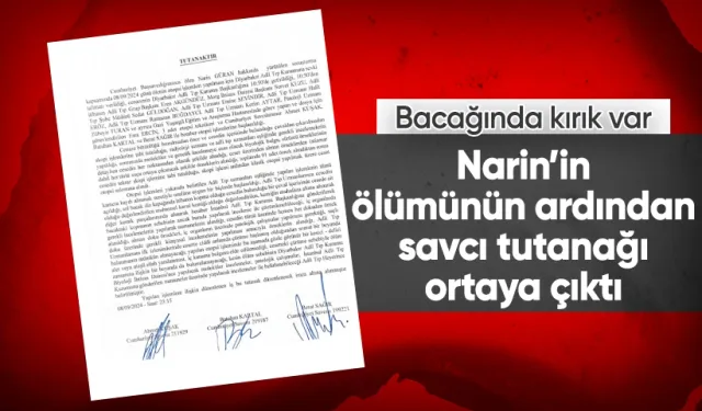 Diyarbakır'da cansız bedenine ulaşılan 8 yaşındaki Narin Güran'ın otopsi raporunun savcılık tutanağı ortaya çıktı