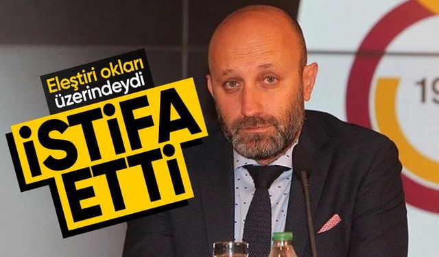 Galatasaray'da Cenk Ergün istifa etti