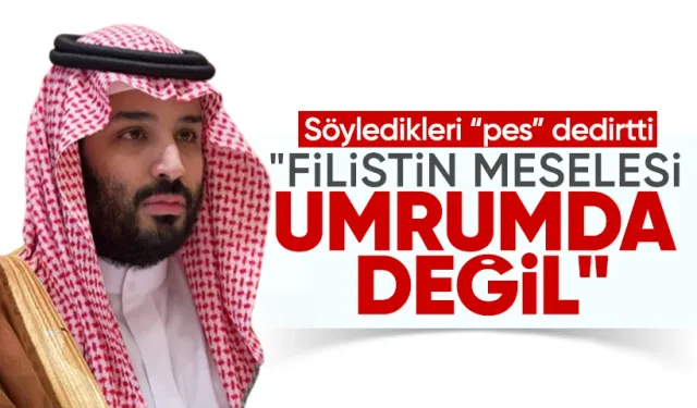 Prens Selman'dan Şok Eden Açıklama: "Filistin Meselesi Umrumda Değil"