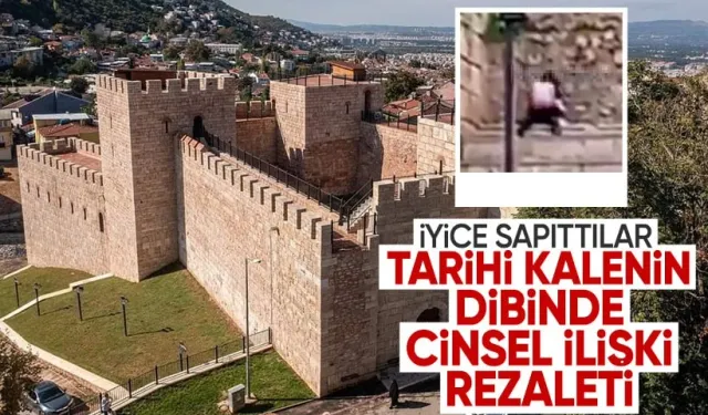 Yine Cinsel İlişki Rezaleti! Bu Defa Tarihi Kalenin Dibini Seçtiler