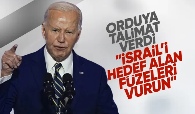 İran'ın saldırıları sonrası Biden'dan dikkat çeken talimat: "Füzeleri vurun"