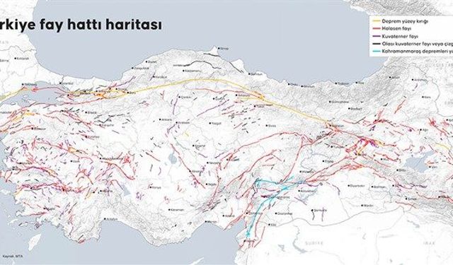 13 yıl sonra güncellendi: Aktif fay sayısı yüzde 44 arttı, 700’e yükseldi