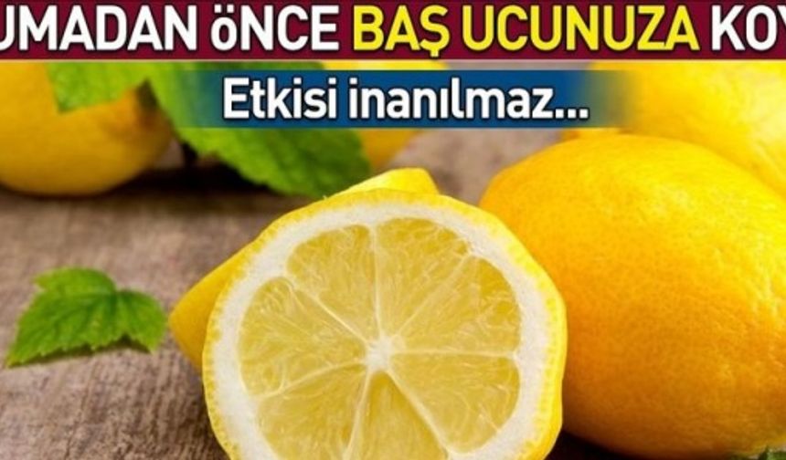 Limon dilimleriyle uyumanın faydaları nelerdir?