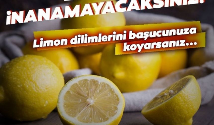 Limonun bu etkisine inanamayacaksınız! Eğer başucunuza limon dilimleri koyup uyursanız…