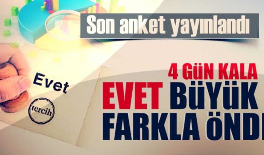 İşte seçime 4 gün kala son referandum anketi!