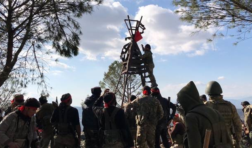 Burseya Dağı'ndan ilk görüntüler! Türk bayrağı dikildi