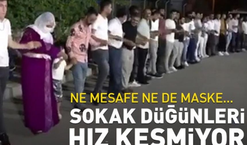 Son dakika... Antalya'da sokak düğünleri hız kesmiyor