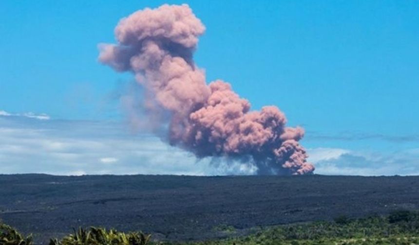 Hawaii’de Kilauea Yanardağı faaliyete geçti