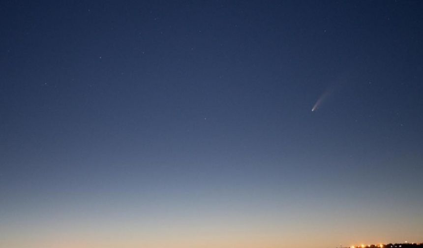 NASA tarafından keşfedilmişti... Tekirdağ'da görüntülendi