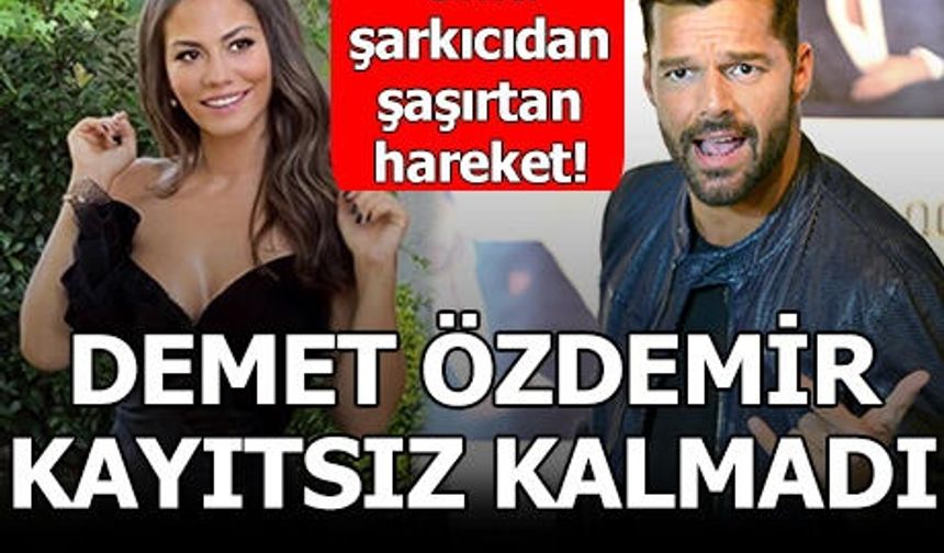 Demet Özdemir ile Ricky Martin takipleşmeye başladı