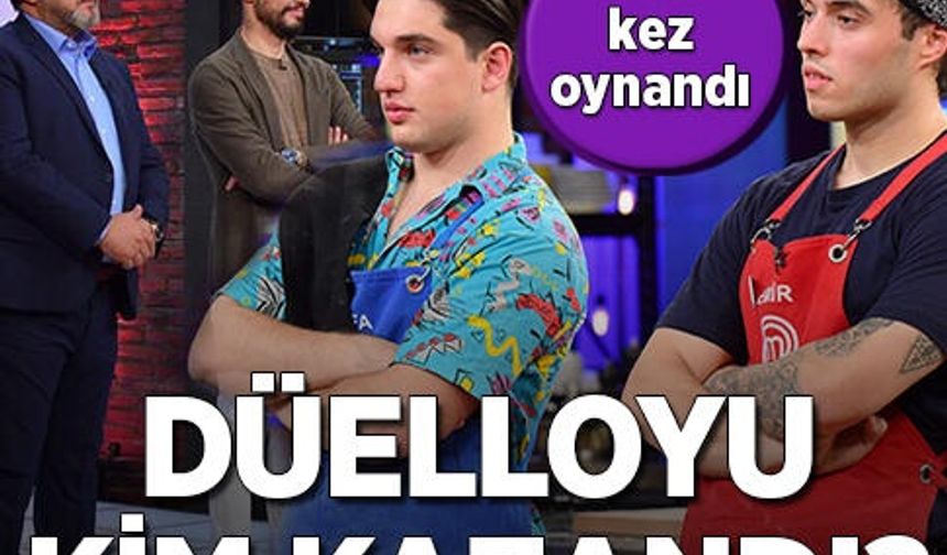 MasterChef'te son kaptanlar düellosunu kim kazandı?