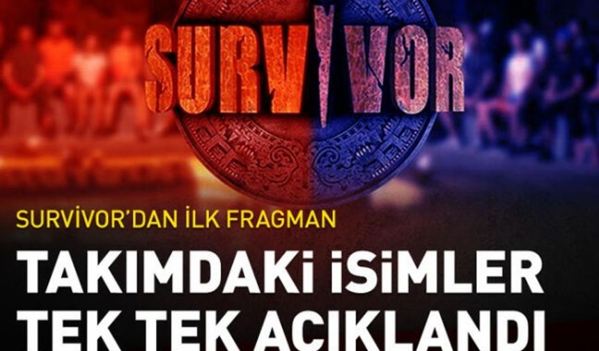 Survivor Gönüllüler ve Ünlüler belli oldu! İşte takımlar..