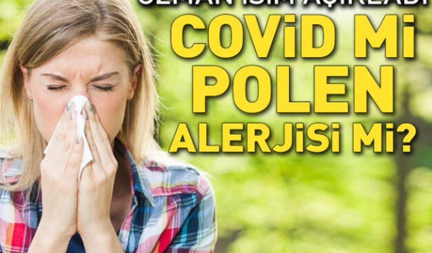 Covid-19 ile polen alerjisi nasıl ayırt edilir? Hangi belirti neyi işaret ediyor? Uzmanı tek tek açıkladı