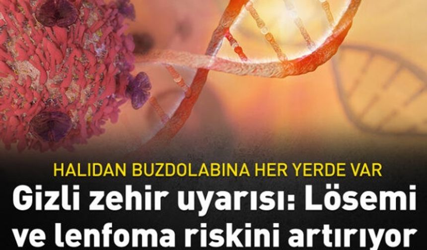 Halıdan buzdolabına her yerde var! 'Gizli zehir' uyarısı: Lösemi ve lenfoma riskini artırıyor..