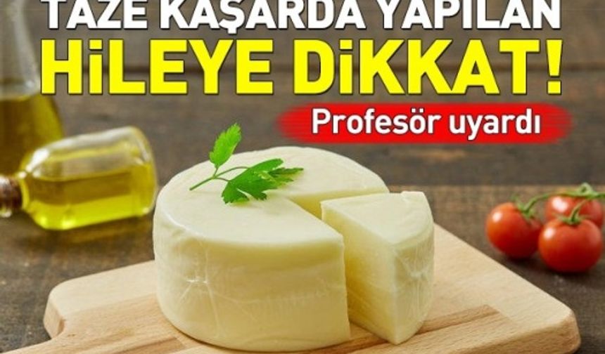 Taze kaşarda yapılan hileye dikkat! Daha sarı göstermek için... .