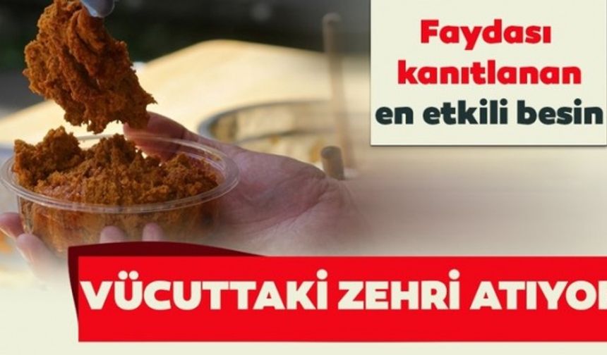 Vücudu baştan sona yeniliyor! İşte vücuttaki zehri atan besin...