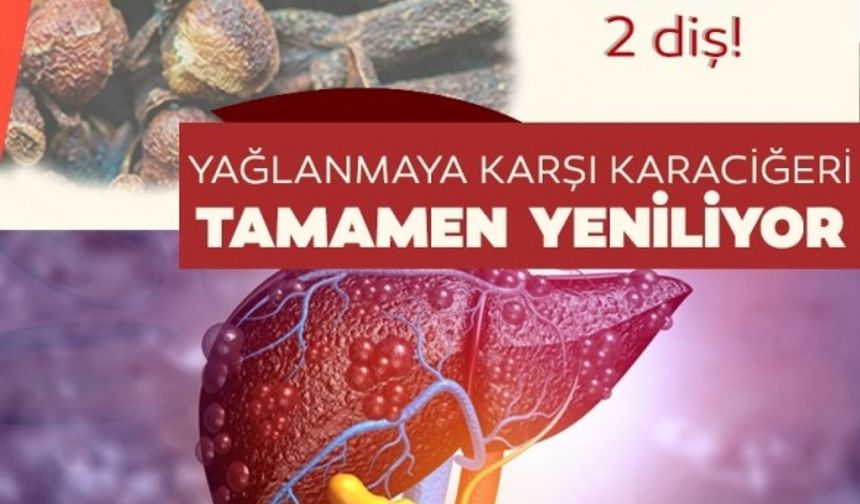 Günde sadece 2 diş! Yağlanmaya karşı karaciğerinizi tamamen yeniliyor