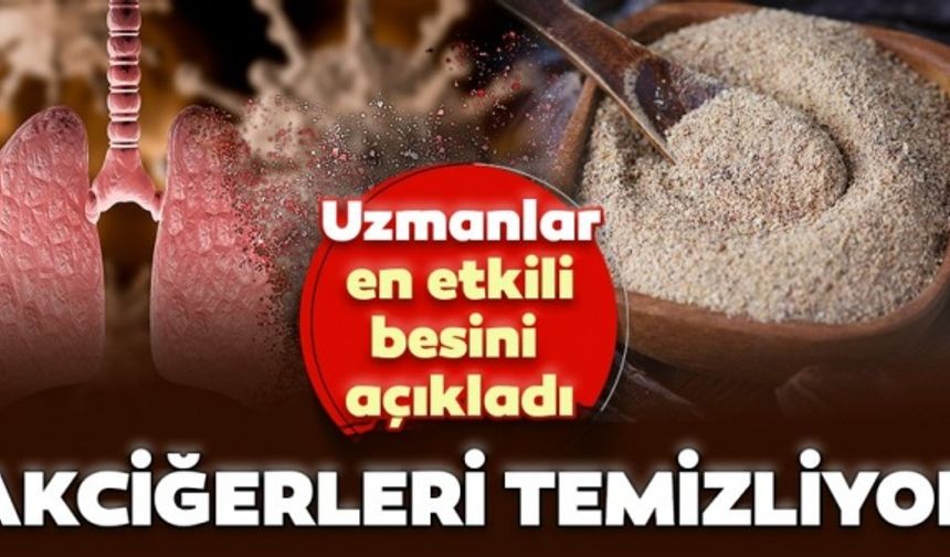 Akciğerleri temizliyor! Bu gıda doğal ilaç gibi...