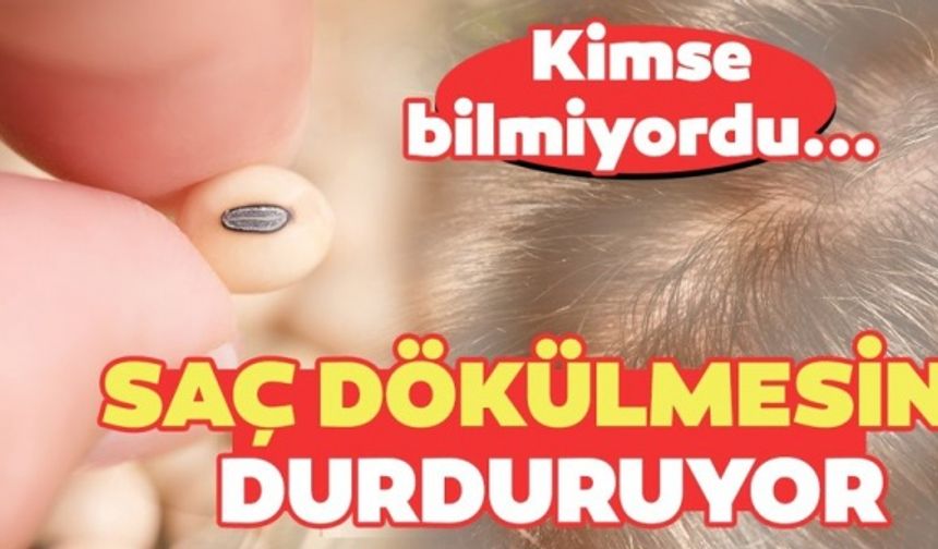 Saç dökülmesini durduran süper gıda!