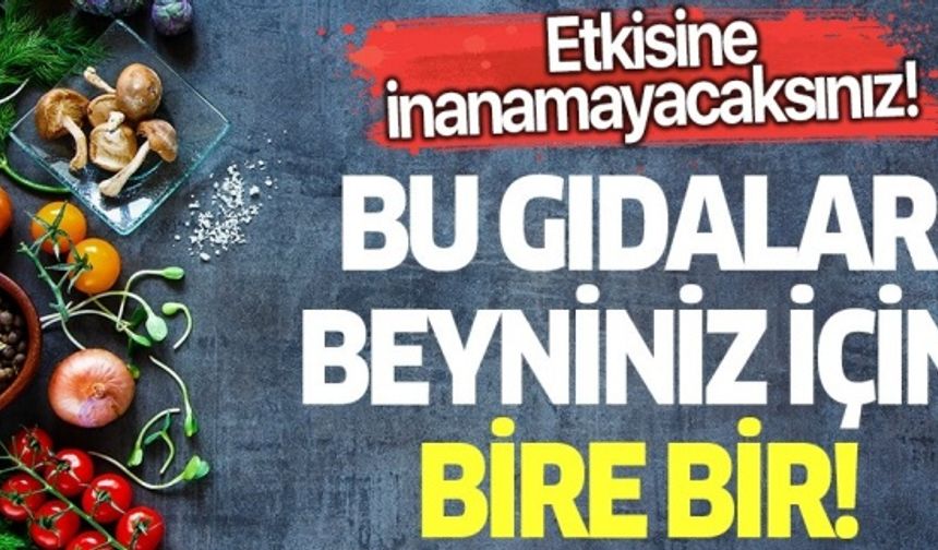 Bu besinler beyin gelişimi için olmazsa olmaz! İşte beyne iyi gelen besinler...