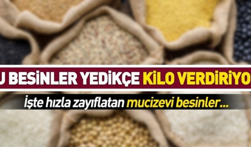 Bu besinler yedikçe kilo verdiriyor! İşte hızla zayıflatan besinler...