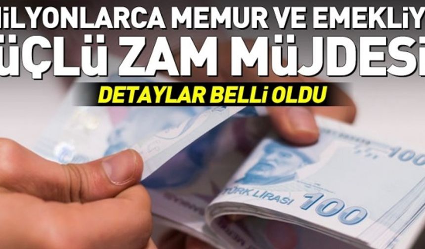 Emeklilere ve memurlara üçlü zam müjdesi! 2019'da memur maaşları ne kadar oldu?