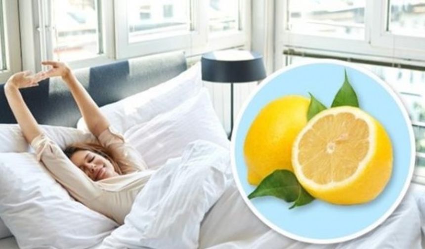 Yatmadan önce limonu kesin başucunuza koyun