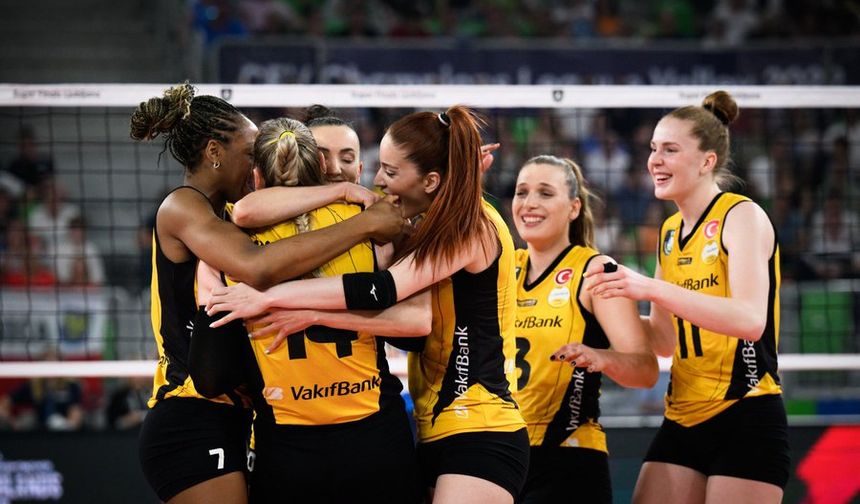 VakıfBank Kadın Voleybol Takımı 5. kez Avrupa şampiyonu