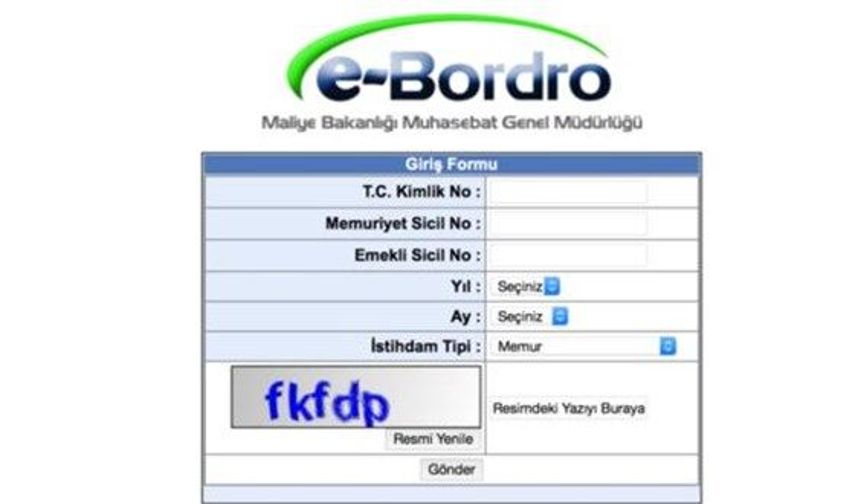 Ekim 2026 Maaş Bordroları E-Devlet’te Yayımlandı