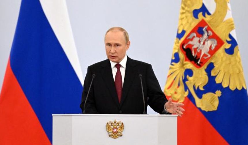Rusya Devlet Başkanı Putin: Kuzey Akım'ı Angola-Saksonlar patlattı.