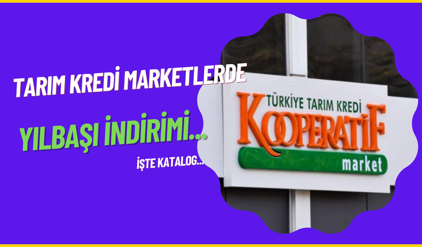 Tarım Kredi marketlerinde büyük yılbaşı indirimi! Kaçıran üzülür...