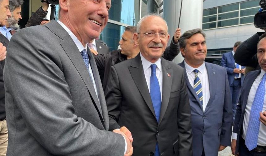 Kemal Kılıçdaroğlu ve Muharrem İnce görüşmesi başladı