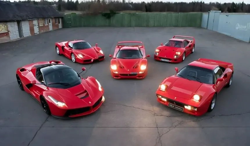 5 Efsane Ferrari Modeli Satışa Çıkıyor! İşte Koleksiyoncuların Rüya Listesi
